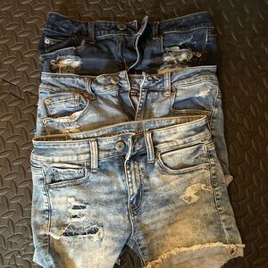 American Eagle Jean Shorts lot